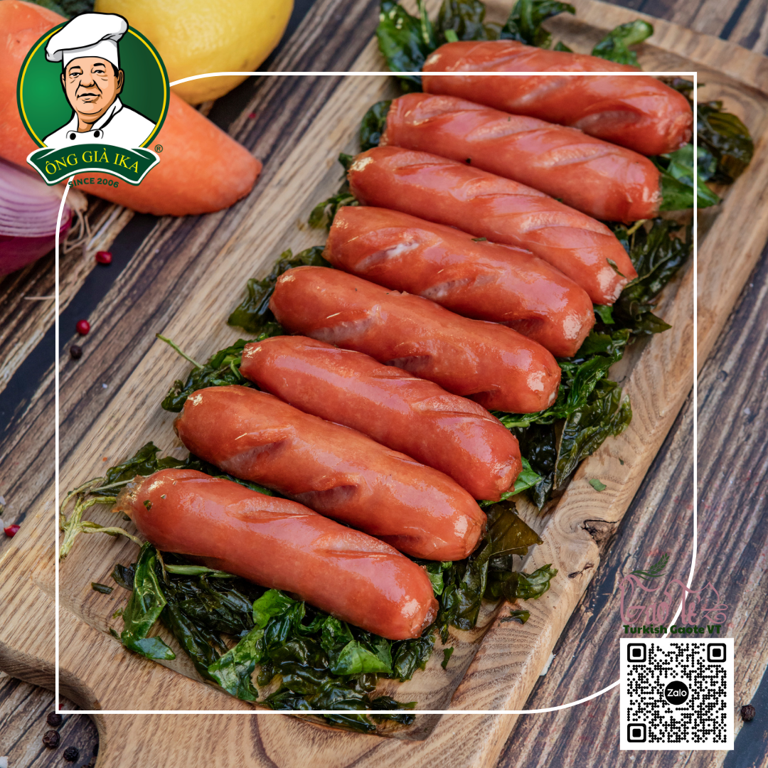 Xúc xích ngon hun khói